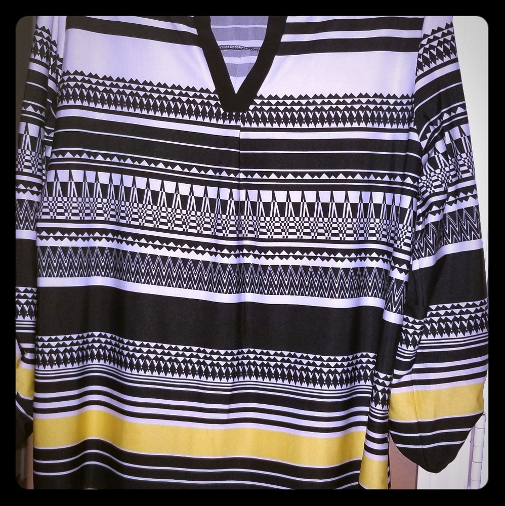 V NECK BLOUSE